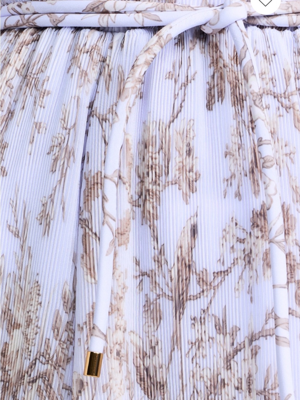 NWOT Zimmermann Pleated Midi Skirt “Blue Mockingbird” Skirt - Picture 5 of 10